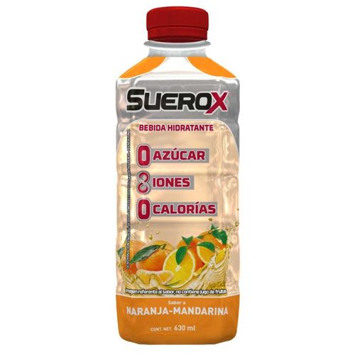 Bebida Rehidrantante SUEROX Naranja y Mandarina Botella 630ml