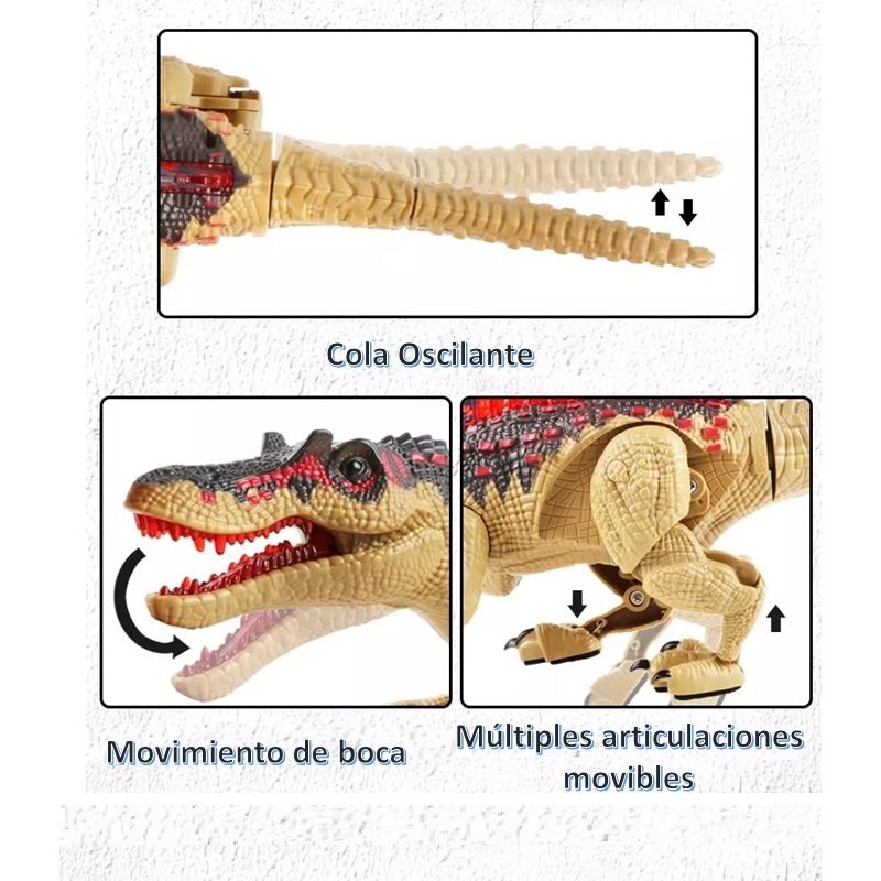 Spinosaurio-Control-remoto---Negro