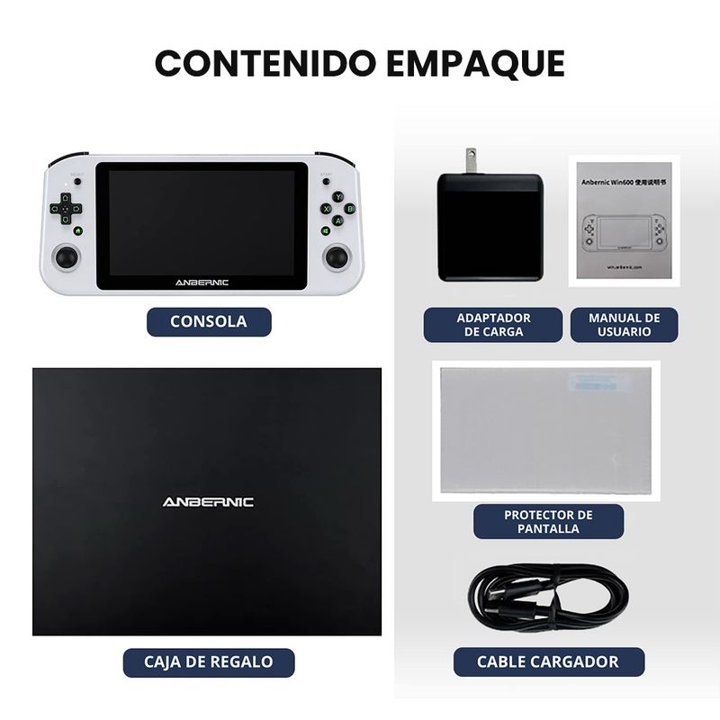 Consola-de-Juegos-Portatil-Videojuegos-Anbernic-RG405M-128Gb---Negro