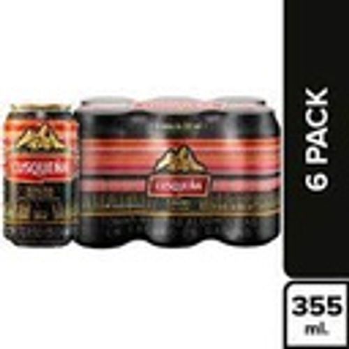 cusqueña negra lata six pack 355ml  (oferta)