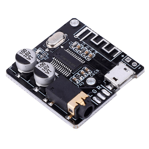 Placa Receptora De Audio Bluetooth 5.0 Micro USB Negro