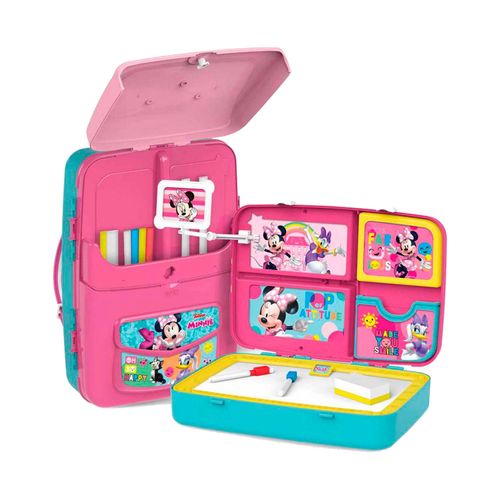 Set de Dibujo y Mochila Minnie Mouse 2en1 Disney