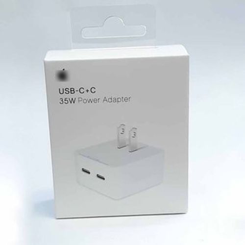 CARGADOR PARA APPLE - 35 WATTS - DOBLE PUERTO "C"