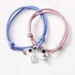 Pulsera-doble-con-iman-astronautas-para-mejores-amigos-o-parejas-rosa-y-celeste