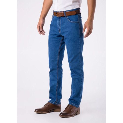 Pantalón Jean Rigido Ronald Celeste