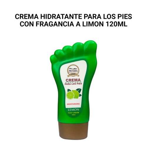 Crema Hidratante para los pies con fragancia a Limon 120ml