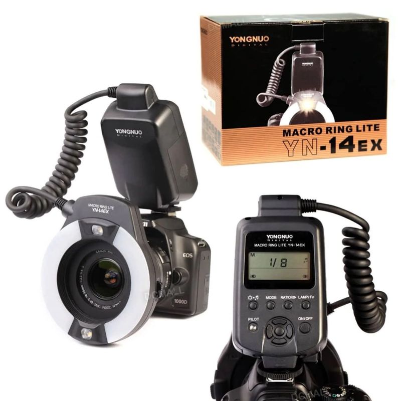 Ring-Flash-Macro-Yongnuo-YN-14EX-TTL-Para-Canon
