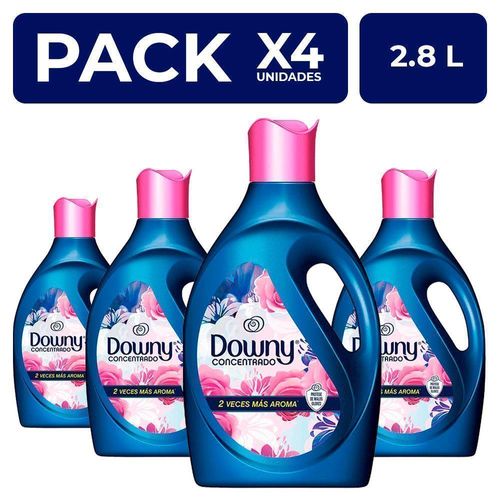 Suavizante para Ropa Downy Concentrado Floral 2.8L PackX4