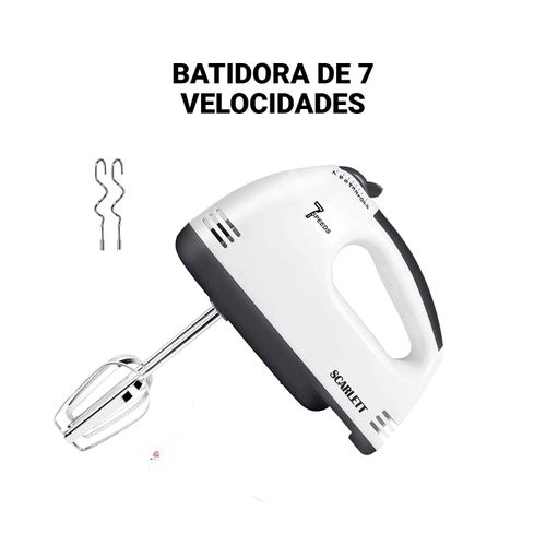 Batidora de Mano 7 Velocidades Electrico de Reposteria