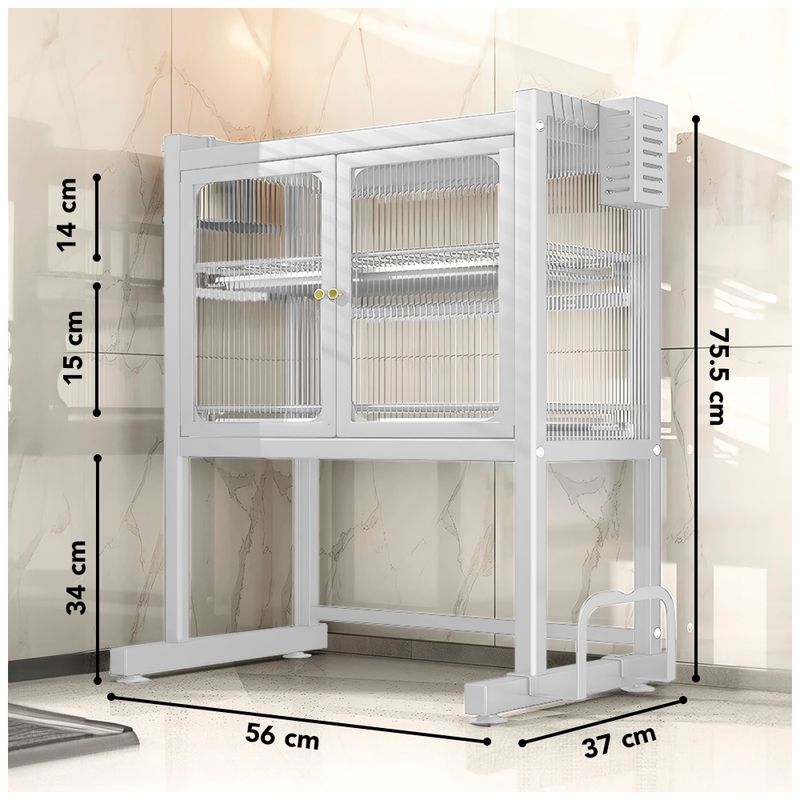 Estante de Microondas Organizador de Platos Z96