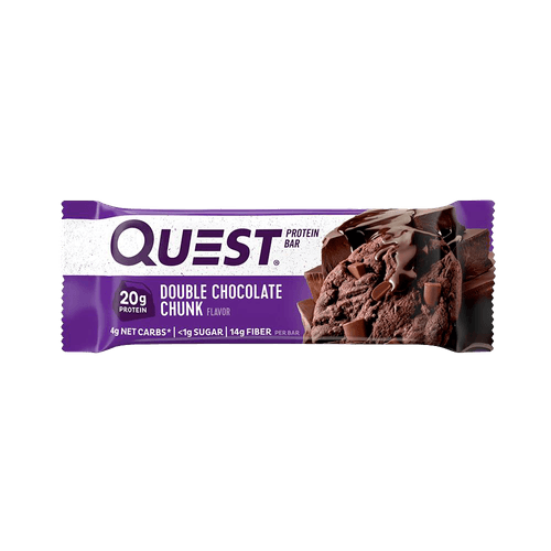 BARRAS DE PROTEÍNA QUEST NUTRITION DOUBLE CHOCOLATE CHUNK 60GR