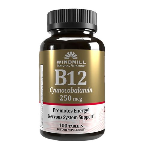 VITAMINA B12 250MCG 100 TABLETAS - WINDMILL