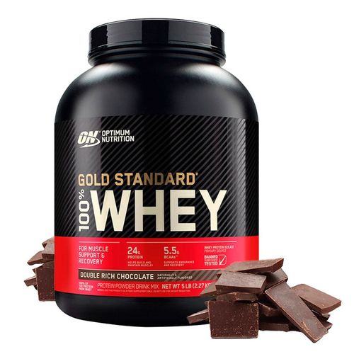 PROTEÍNA GOLD STANDARD WHEY 5LB CHOCOLATE - OPTIMUM NUTRITION