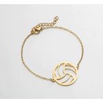 Pulsera-pelota-de-voley-dorada