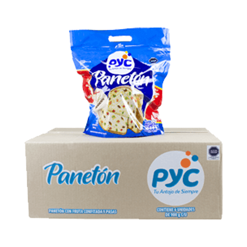 paneton pyc caja de 6 unidades en bolsa (oferta)