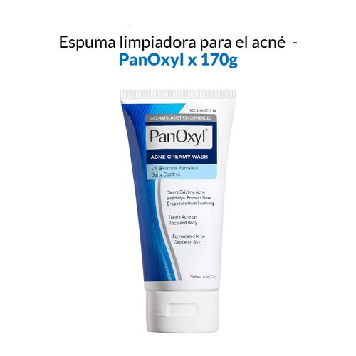 Acne Creamy Wash Peróxido de benzoilo 4% Control diario - PanOxyl 170g