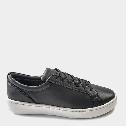 Zapatillas Casual Dauss Hombres 3101  Cuero Negro