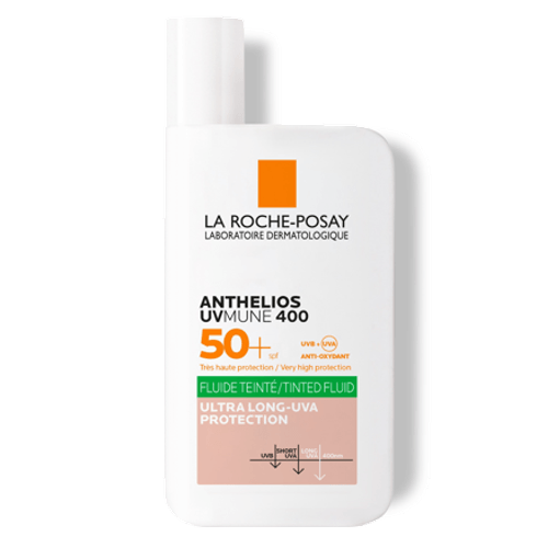 Protector Solar Anthelios UVMune 400 Oil Control Fluido con color FPS 50+ 50ml La Roche Posay