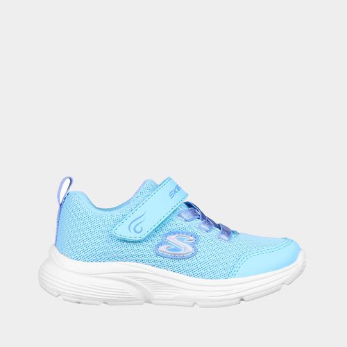 Zapatillas Urbano Skechers Infante 303522N-Aqua Wavy Lites Textil Azul