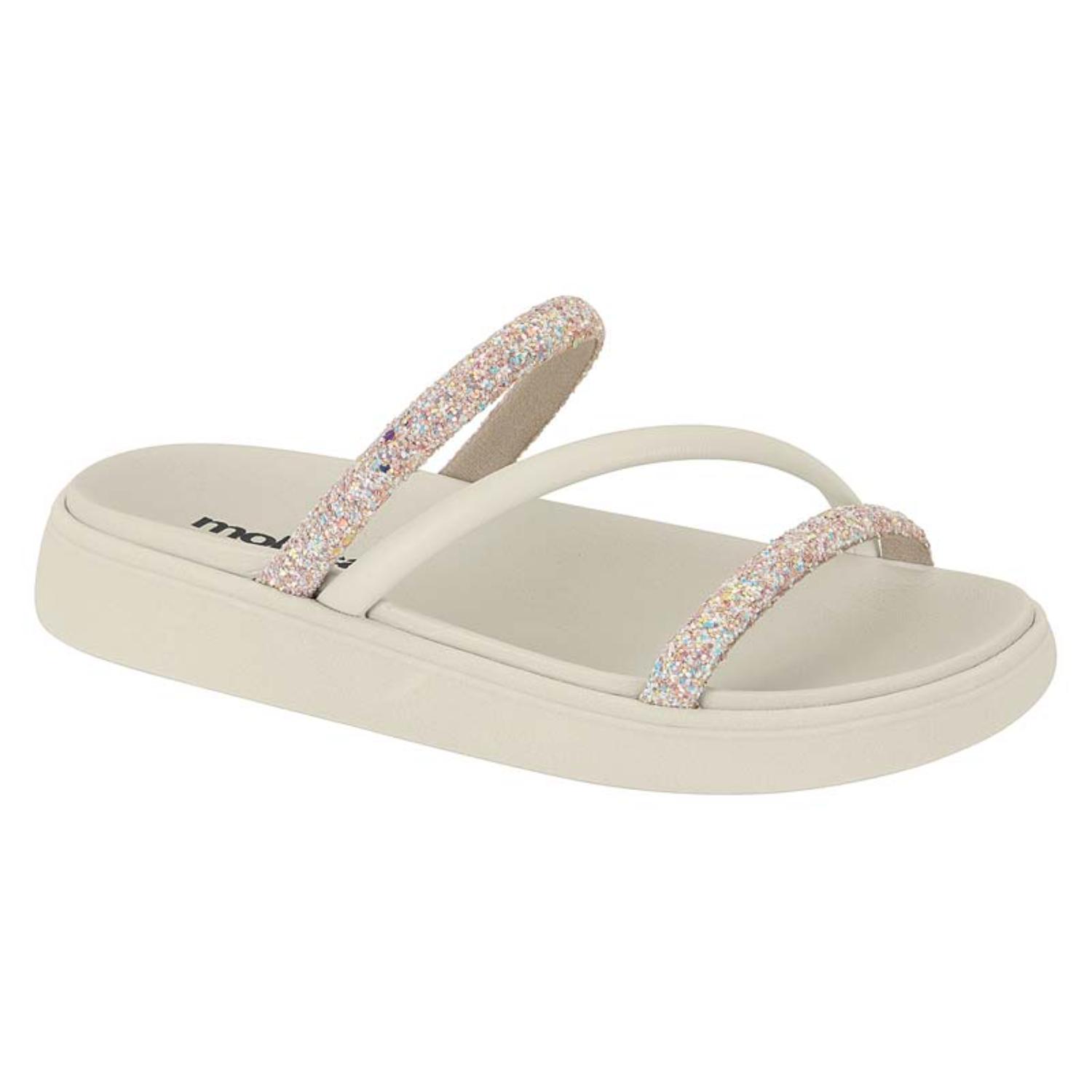 SANDALIAS PARA MUJER MOLECA MULTI-BLANCO