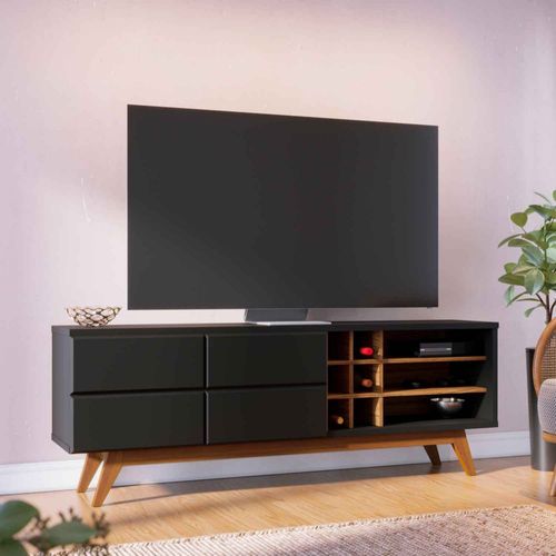 Mesa De Tv 65" Enzo Negro