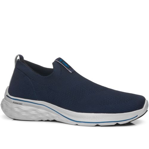 Zapatillas Pegada Hombres 190505  Knit Azul