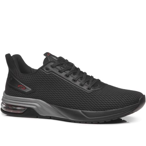 Zapatillas Pegada Hombres 190701  Textil Negro