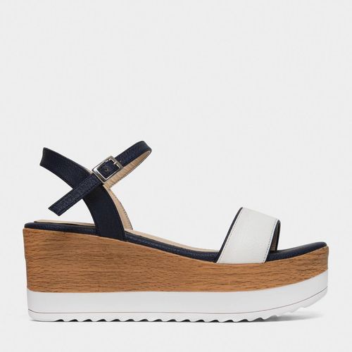 Sandalias Casual Footloose Mujeres Fcy-010 Giulia Pu Azul