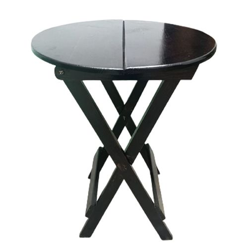 Mesa Plegable Sala O Jardin Woodflex Redonda En Marron 80x80 cm - copy