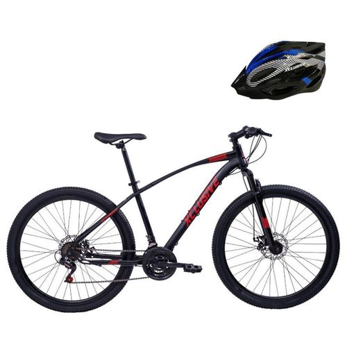 BICICLETA ACERO XCLUSIVE ARO 27 N/R + CASCOS XCLUSIVE MTB AZUL L