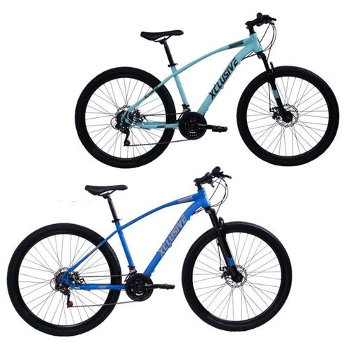 BICICLETA ACERO XCLUSIVE ARO 26 T/N + BICICLETA ACERO XCLUSIVE ARO 29 A/G