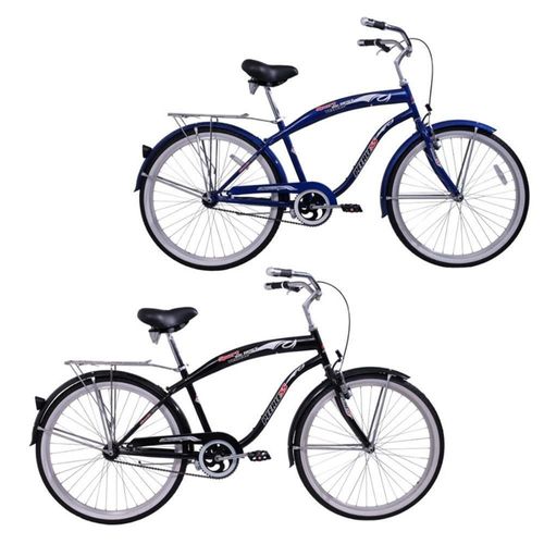 BICICLETA ACERO XCLUSIVE PASEO ARO 26 N/N + BICICLETA ACERO XCLUSIVE PASEO ARO 26 A/Z