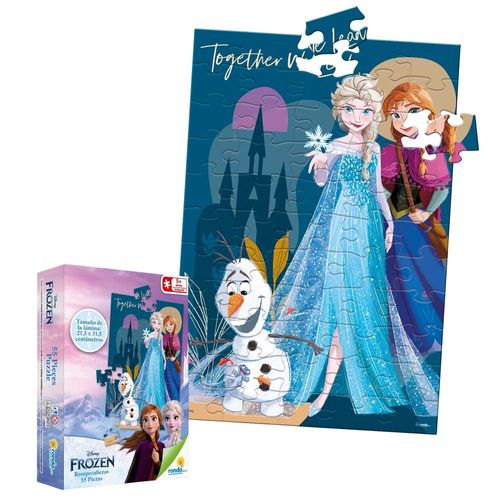 Rompecabezas Estándar RONDA Frozen 55pcs 12377