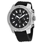 Reloj-Fossil-Mega-Machine-FS5715-Fecha-Cronometro-Correa-de-Silicona-Negro