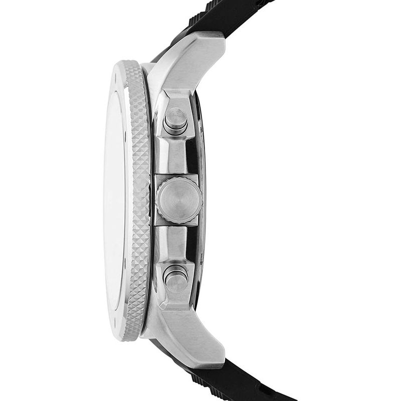 Reloj-Fossil-Mega-Machine-FS5715-Fecha-Cronometro-Correa-de-Silicona-Negro