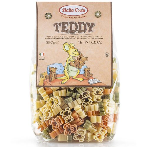 Pasta Teddy Tricolore DALLA COSTA Bolsa 250g