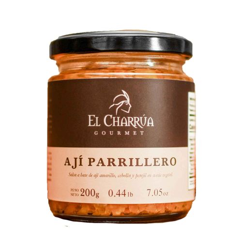 Salsa Ají Parrillero EL CHARRUA Frasco 200g