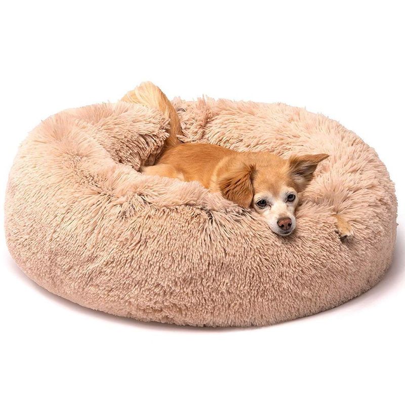 Cama-Redonda-para-Mascota-Beige-Talla-L