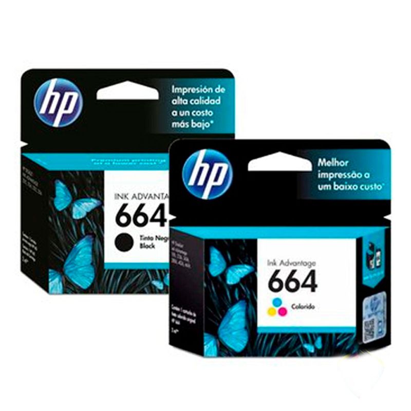 Pack-de-Cartucho-de-Tinta-HP-664Tricolor---Black-
