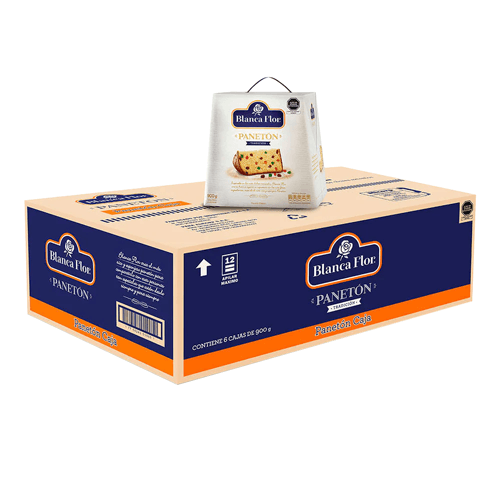 paneton blanca flor bolsa 900g x caja