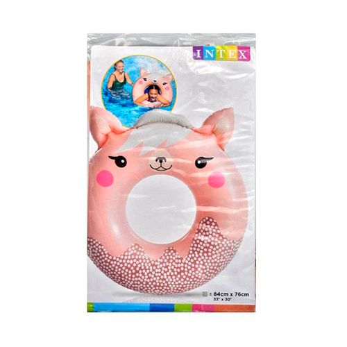 Intex-Flotador de Aro Cute Gatita