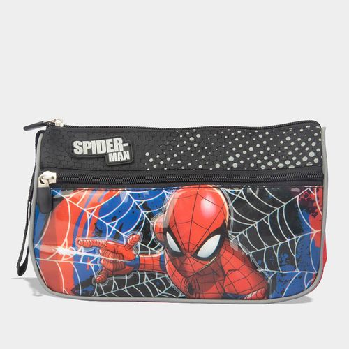 Cartuchera Escolar Artesco Pre Escolar Ar16380132 Spiderman Microfibra
