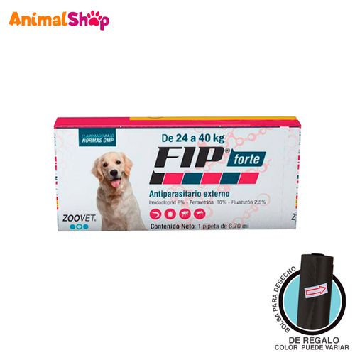 Antipulgas Pipeta F.I.P Forte Para Perros De 24 A 40Kg