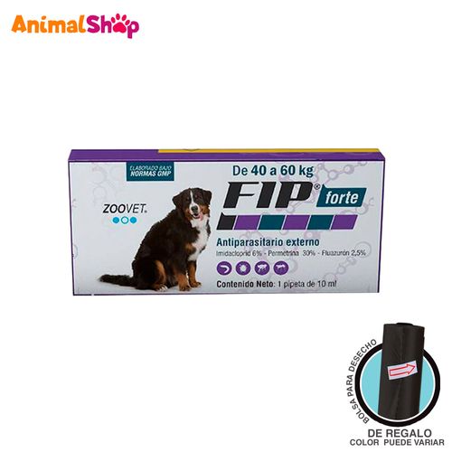 Antipulgas Pipeta F.I.P Forte Para Perros De 40 A 60Kg