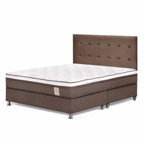 Dormitorio New Style 6 Queen + Respaldo West Chocolate