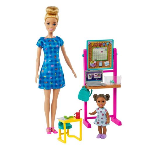 Muñeca Barbie Medico Doctora Con Bebe