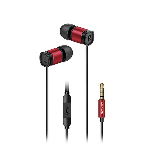 Audífono EP46 HandsFree 3.5mm de 1.2m Rojo