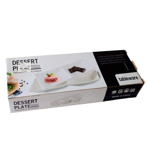 Fuente, Cremera, Salsera, Ensaladera Rectangular Porcelana Fina TABLEWARE