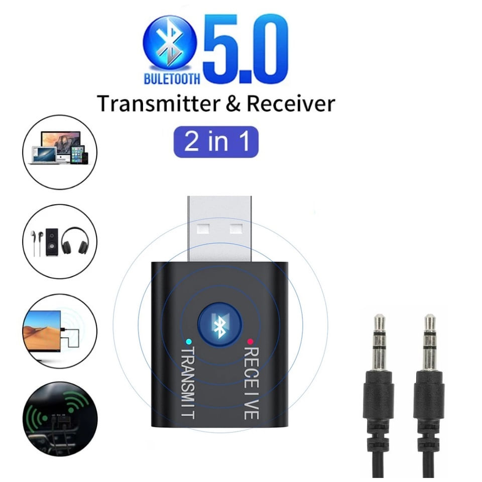 Adaptador Emisor Receptor Bluetooth 5.0 Trautech Usb Dongle pc laptop I  Oechsle - Oechsle