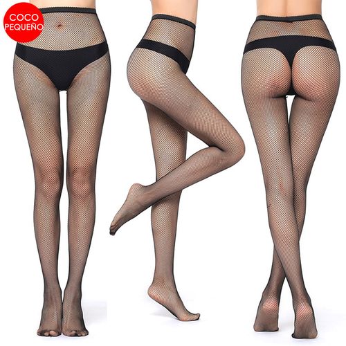 PANTY MALLA NEGRA PARA MUJER COSPLAY DISFRAZ BABY DOLL MEDIAS PANTYS COCO PEQUEÑO